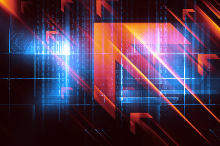 Abstract arrows technology backgroundの写真素材