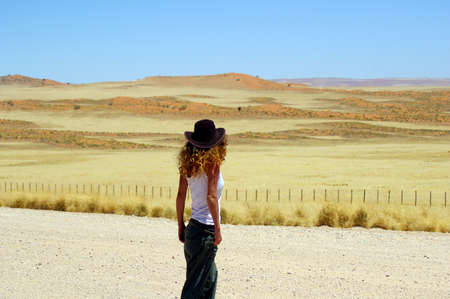 Solitude in Namibiaの写真素材