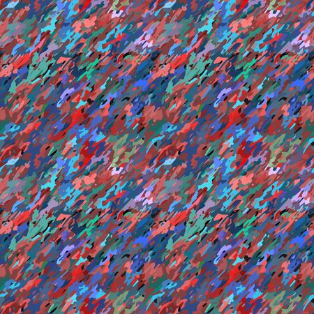 Abstract colored grainy textured seamless pattern. Vector clipart.のイラスト素材