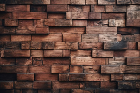 Wooden wall texture background for interior design business and industrial construction concept design.の素材