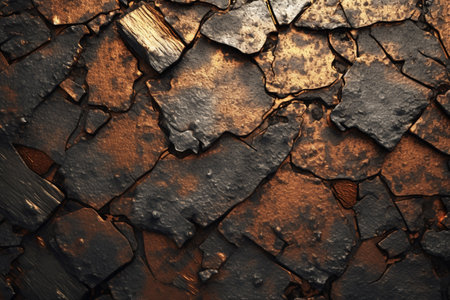 Rusty metal background or texture. Grunge metal surface.の素材