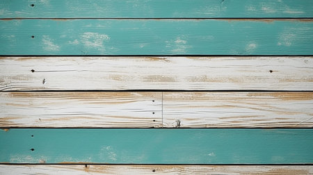 Old painted wood wall - texture or background. Vintage style tonedの素材