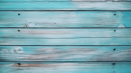 Old blue painted wood wall texture or background for design with copy space for text or image.の素材