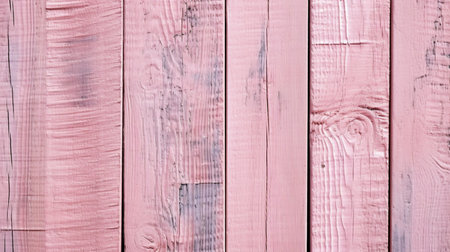 Pink painted wood wall - texture or background. High resolution photo.の素材