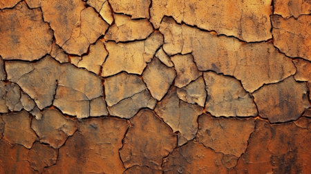 Rusty metal background with cracked paint. Abstract background for design.の素材