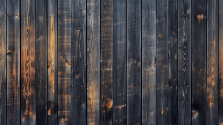 Wooden background texture. Dark wooden planks. Old wooden wallの素材