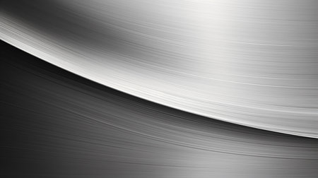 Metal background or texture of brushed steel plate with reflections Iron plate and shinyの素材