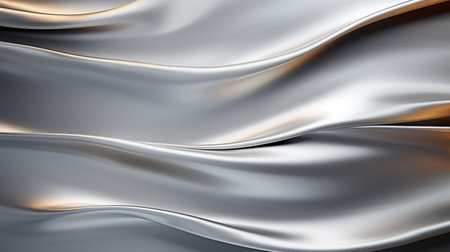 abstract metallic background with some smooth lines in it (3d render)の素材