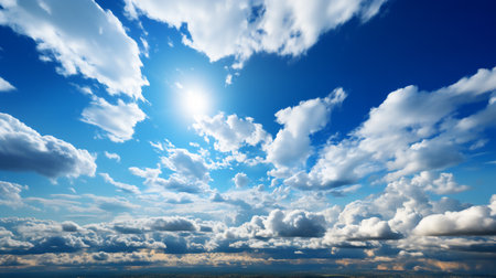 blue sky background with tiny clouds. sky background with tiny clouds.の素材