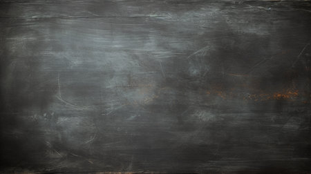 Chalk rubbed out on blackboard background, grunge texture.の素材