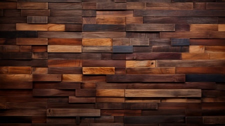Wooden wall texture background for interior design and exterior decoration concept design.の素材