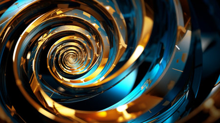 3D rendering of abstract technology concept background ready for banner or posterの素材