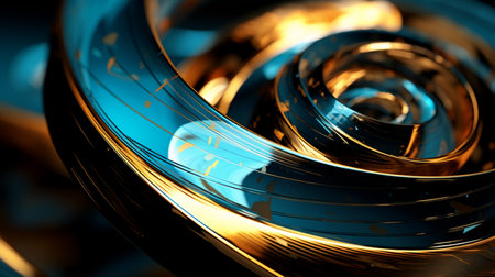 3D rendering of abstract technology background. Hi-tech circuit board.の素材