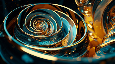 3D rendering of abstract technology concept background. Hi-tech communication concept.の素材