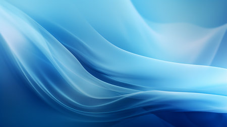 abstract blue background with smooth lines in it, like waves on waterの素材