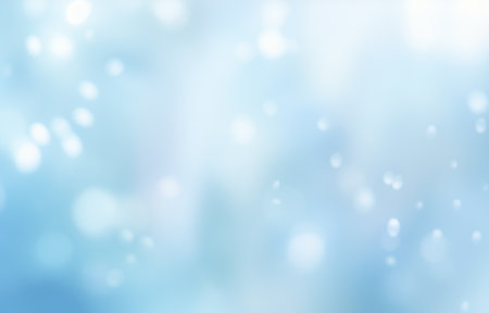 Abstract blue bokeh background. Vector illustration. Blurred backgroundの素材