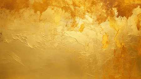 Gold background or texture and gradients shadow. Abstract grunge background.の素材