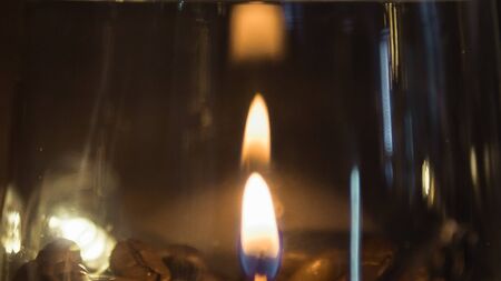 Christmas Glass With Lightの写真素材