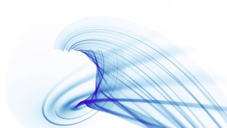 blue abstract waveの写真素材
