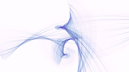 blue abstract waveの写真素材