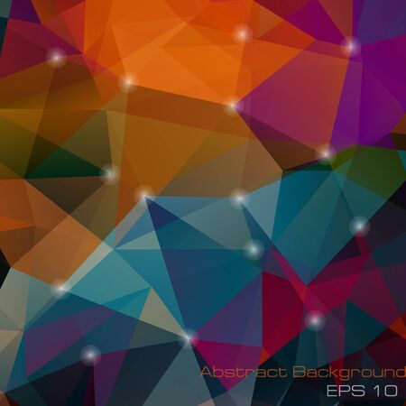 polygons colorful mosaic vector backdrop EPS 10のイラスト素材