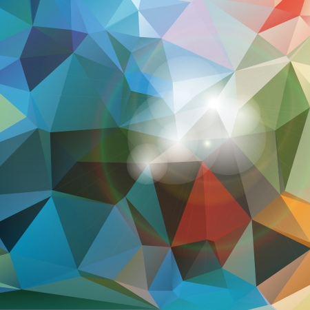 Vector geometric background with gradients lines, different colorsのイラスト素材