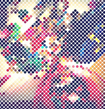 multicolor abstract light disco background square pixel mosaic vector eps 10のイラスト素材