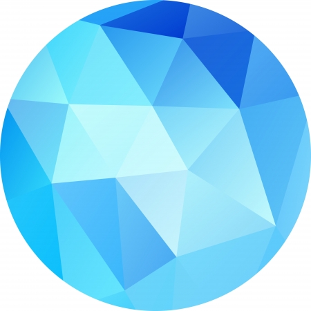 Blue circle Geometric background with gradients lines different colorのイラスト素材