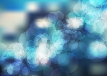 blue soft flare  blurred bokeh background abstractのイラスト素材