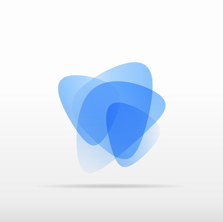 blue vector icon name thumbnailのイラスト素材