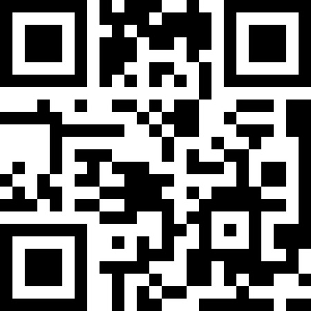 sample qr code ready to scan with smart phoneのイラスト素材
