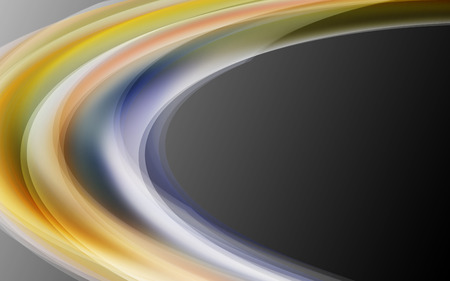 abstract motion multicolored waves background rectangular wallpaper vector illustration のイラスト素材