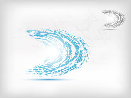 beautiful parus modern blue icon designのイラスト素材