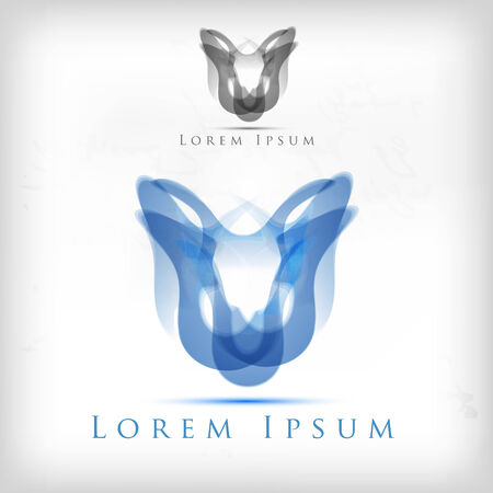 magic modern blue icon designのイラスト素材