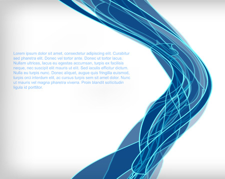 Beautiful Fashion Abstract Background of Colored Stripes Vector Illustration with Lorem Textのイラスト素材