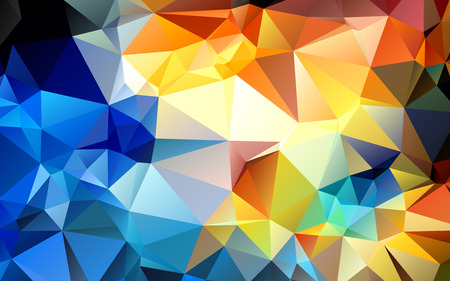 beautiful background geometric styling abstract geometric stained-glass window vectorのイラスト素材