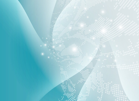 Light Vortex Abstract Soft Blue Background Vector Illustrationのイラスト素材