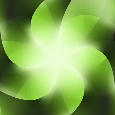 Green Background Abstract Business Flower Vectorのイラスト素材