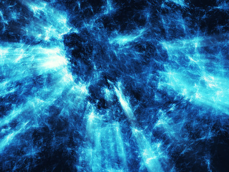 high quality texture of crystal explosion shines  huge blue flash of light throughの写真素材