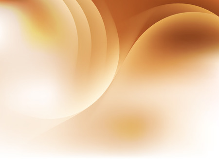 warm orange sky pastel background with silhouette of light linesのイラスト素材