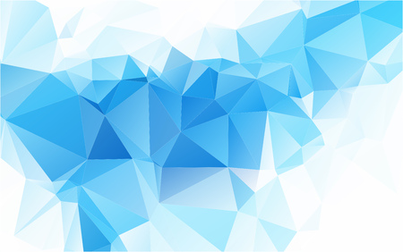 Linght Blue Sapphire Polygonal Mosaic Background Creative Designのイラスト素材