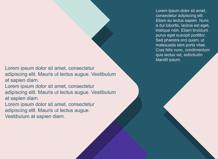 Modern material design Background  Abstract Illustration Flat style with long shadowのイラスト素材