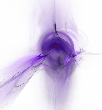 Ultra violet abstract background lines glowing fractal white の写真素材