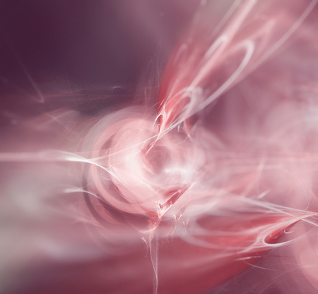 Wild cherry color warm abstract background lines glowing fractalの写真素材