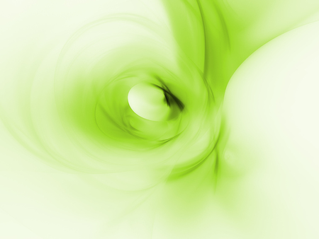 green swirl on white background clean beautiful eco pictureの写真素材