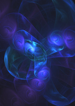abstract fractal. Fractal art background for creative design. Decoration for wallpaper, desktop, poster, cover booklet. Print for clothes, t-shirt. creative illustration for designの写真素材