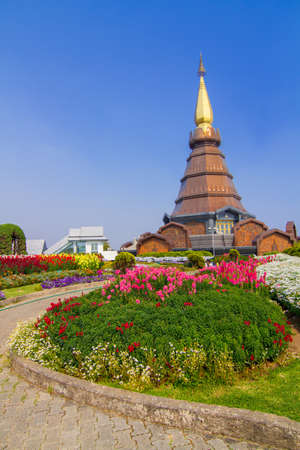 Pagoda in the north of Thailandの写真素材