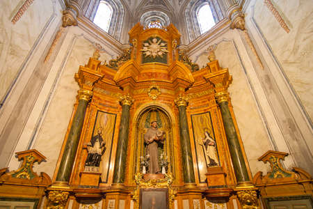 The interior decoration inside the church of Austria のeditorial素材