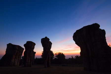 The beautiful picture of mystic stone in Thailand.の写真素材