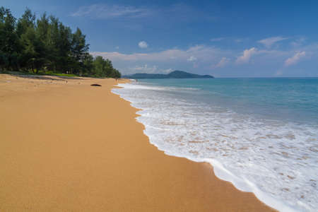 The beach at Phuket, Thailand.の写真素材